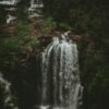 オーストラリア北部ダーウィン近郊の熱帯雨林にある滝の風景